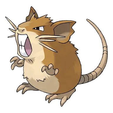 official artwork of raticate